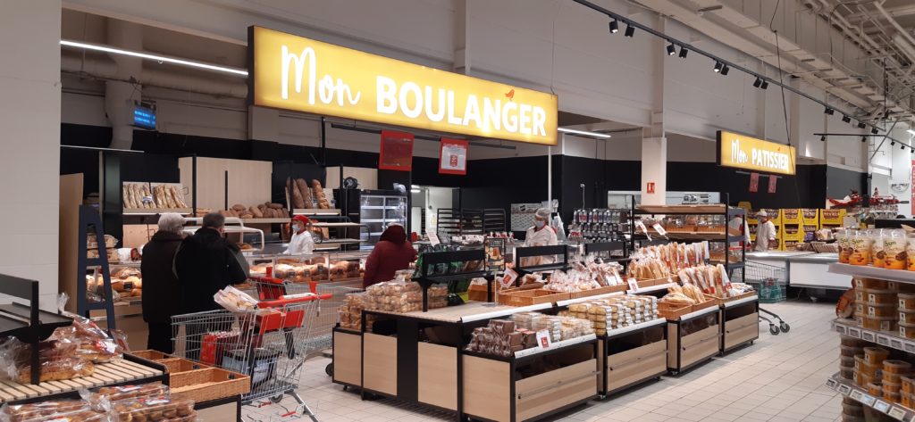 Remodeling du supermarché Auchan Dury