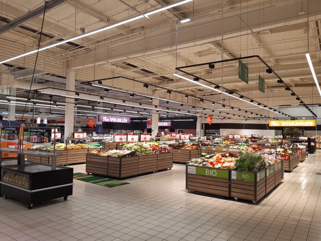 Remodeling de l'hypermarché Auchan Saint Quentin