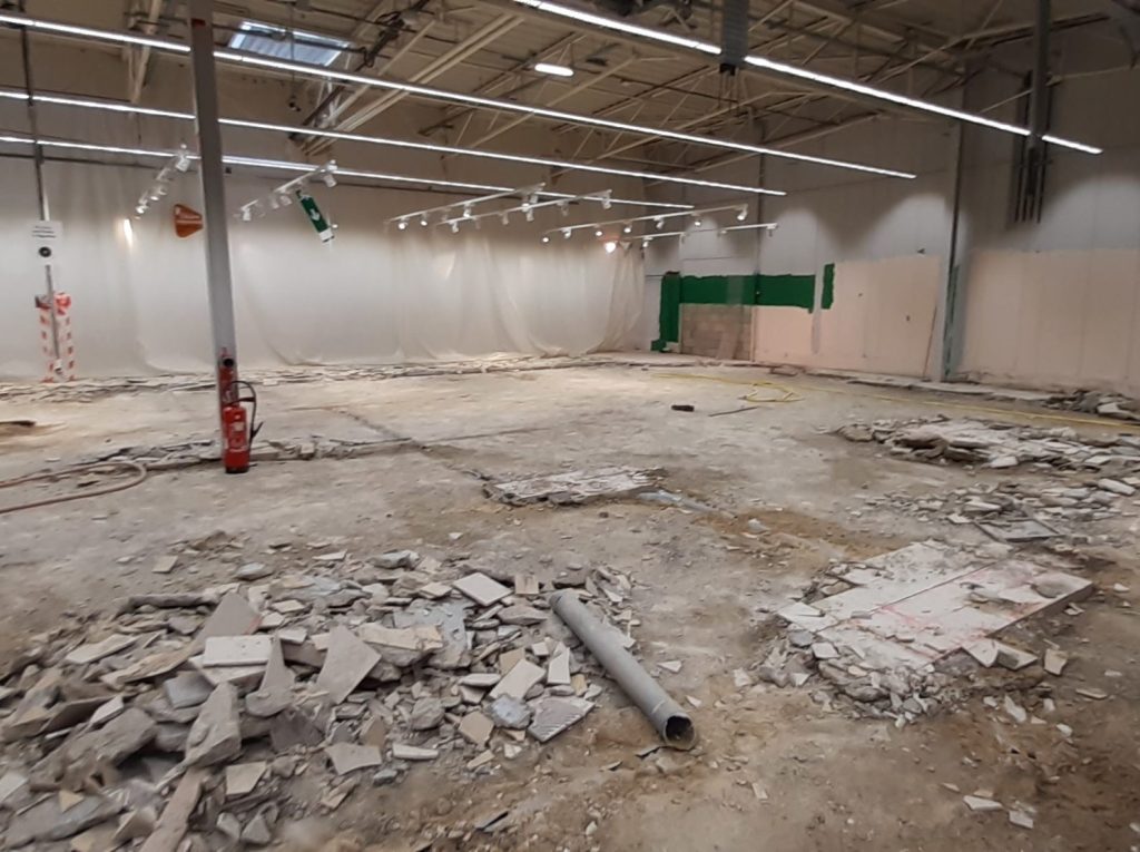 Remodeling du supermarché Auchan Breuil-Le-Vert