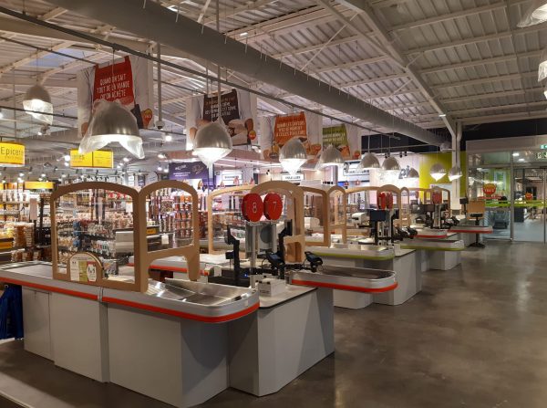 Intérieur du magasin Grand Frais Rouen