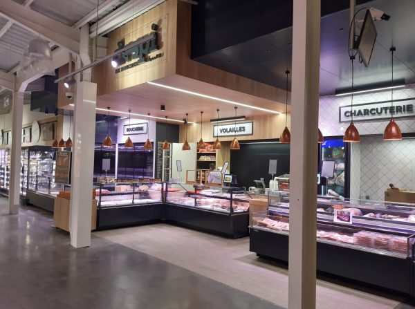 Intérieur du magasin Grand Frais Rouen