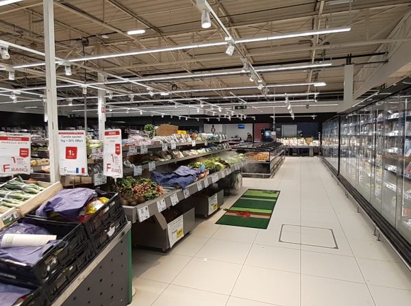 Remodeling du supermarché Auchan Breuil-Le-Vert