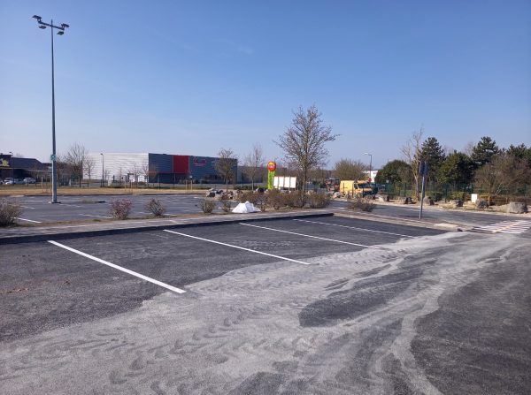 Parking du magasin Grand Frais Châlons en Champagne